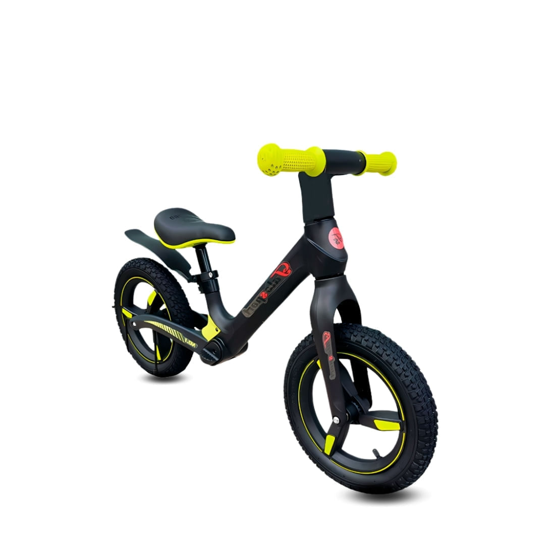 Imagen 2 del producto Bicicleta de equilibrio Thalos Pro 12"", asiento ajustable, manubrio ergonómico, negro