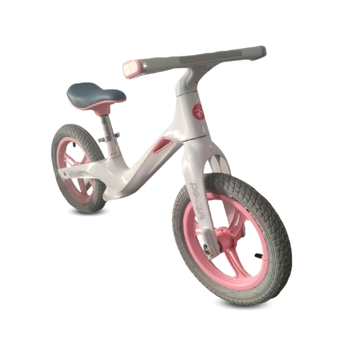 Imagen 2 del producto Bicicleta de equilibrio Thalos Bestie aro 12"", incluye soporte para la bicicleta, rosado