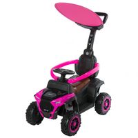 Cuatrimoto Ebaby, musical con luces y sombrilla, fucsia - EB351