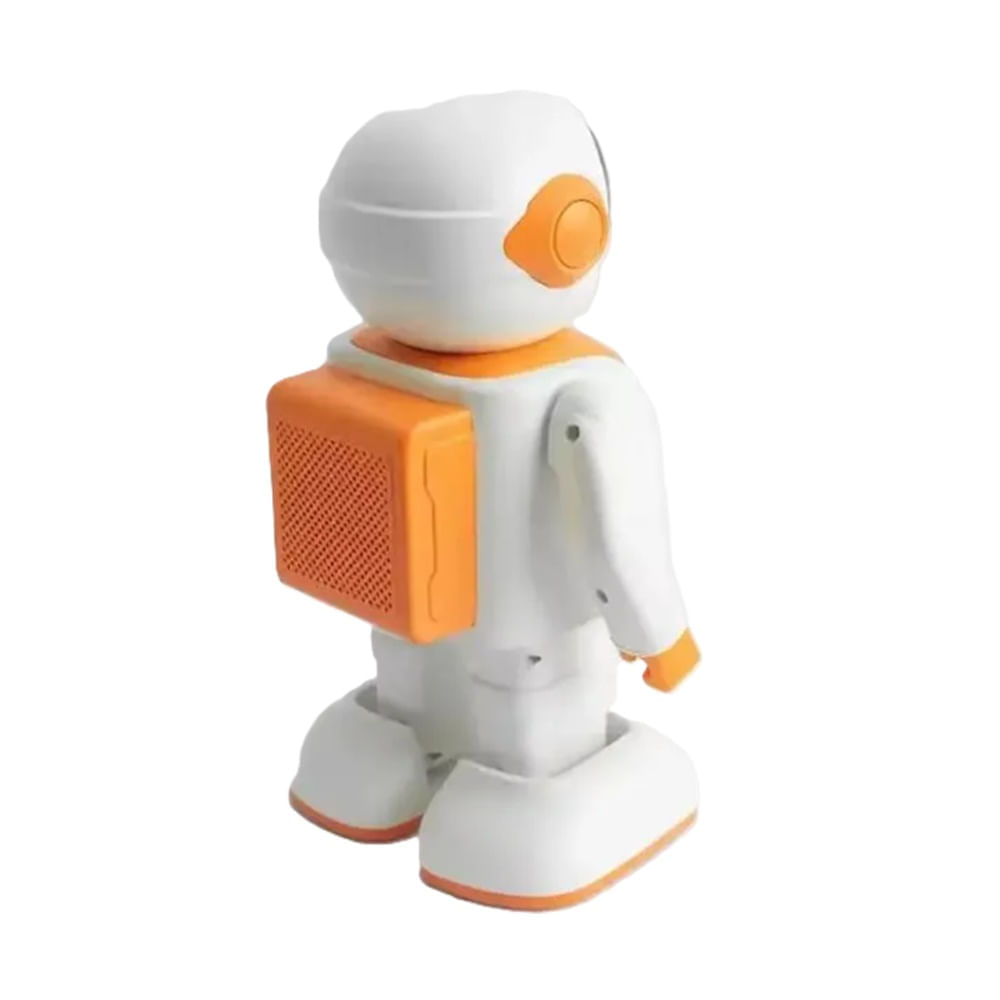 Imagen 2 del producto Robot Robert RS01 bluetooth, altavoz, bailarín interactivo, programable, luces LED, naranja