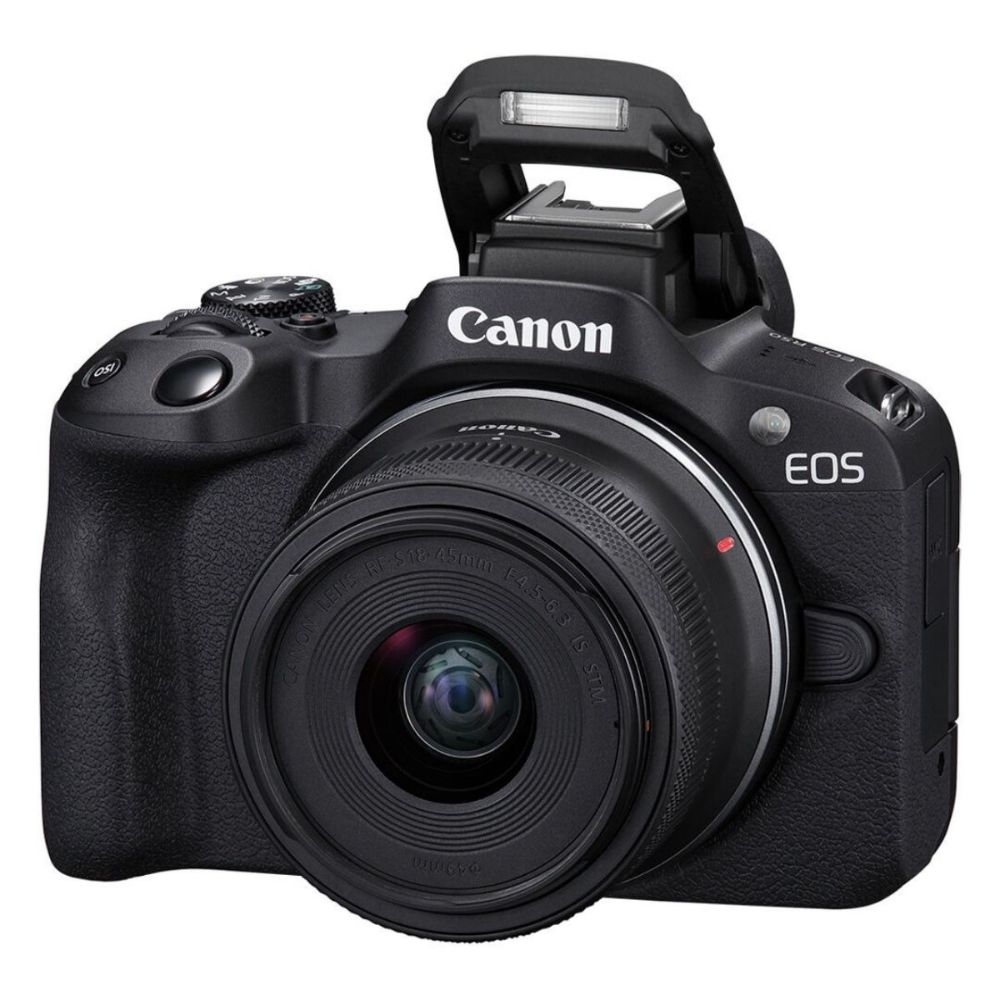 Imagen 2 del producto Cámara Mirrorless EOS R50 + Lente RF S 18-45mm + Kit Básico