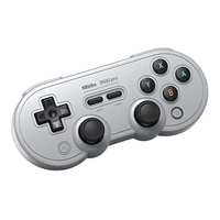 Mando de videojuegos inalambrico 8BitDo SN30 PRO Gris, 12 Botones