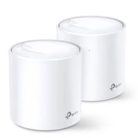 Sistema Wifi Mesh TP-Link Deco X60 AX5400 pack x2, doble banda, router y acces point, 2 puertos LAN, 4 antenas