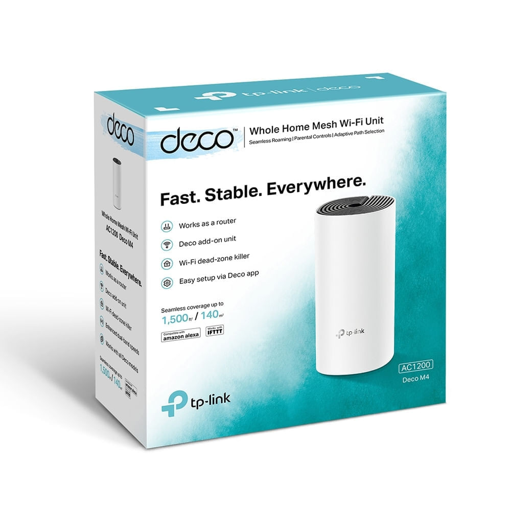 Imagen 2 del producto Sistema Mesh TP-Link Deco M4 AC1200 pack x1, doble banda