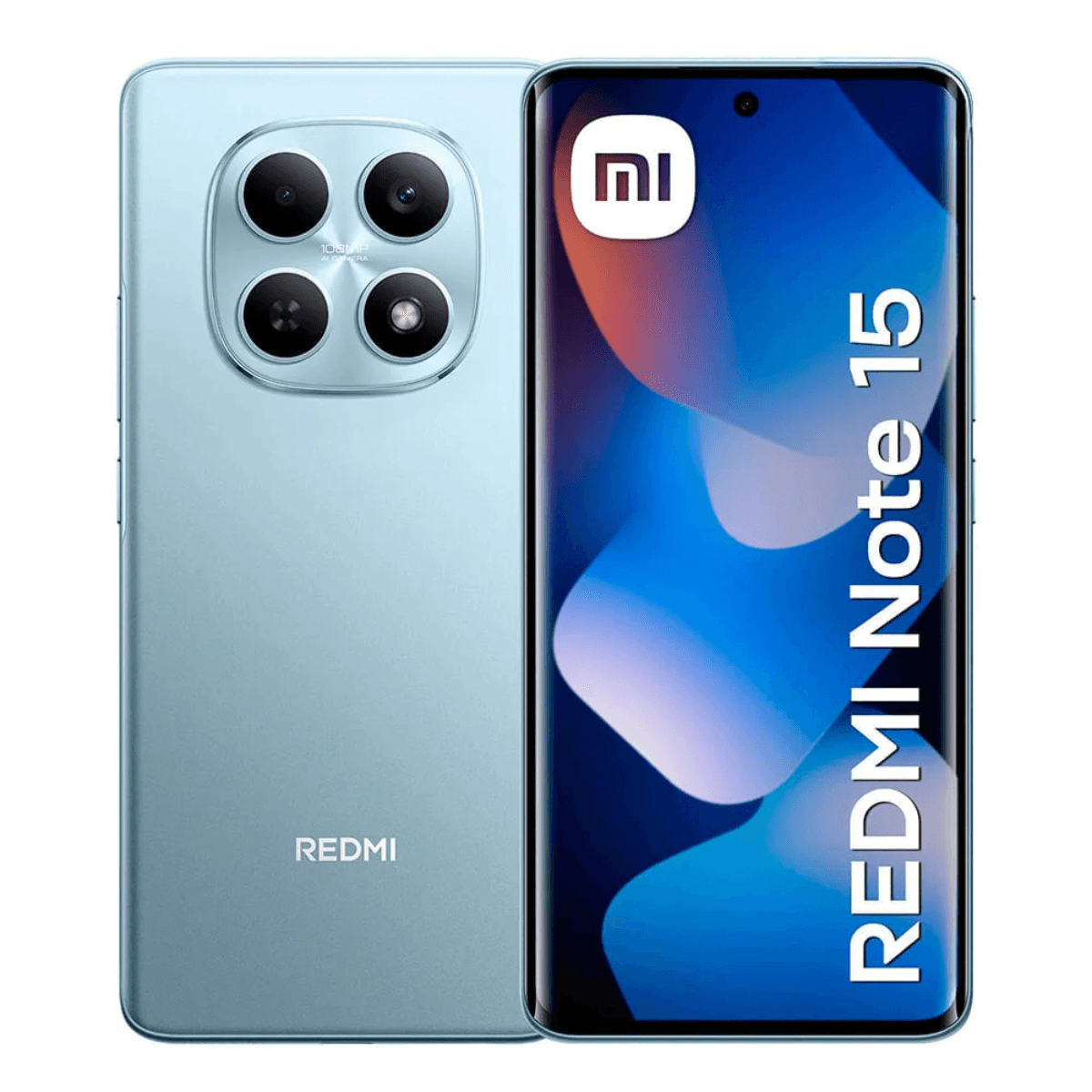 Celular Xiaomi Redmi Note 15 256GB, 8GB RAM, cámara 108MP y frontal 16MP, 6.67", azul