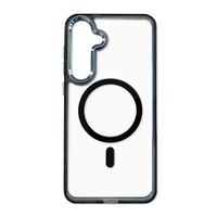 Case Coolbox GMobile para Samsung S24 Plus Metal Glow con MagSafe, soporte integrado, antigolpes, negro