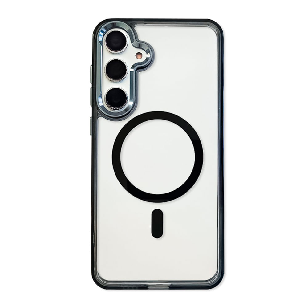 Imagen 2 del producto Case Coolbox GMobile para Samsung S24 Plus Metal Glow con MagSafe, soporte integrado, antigolpes, negro