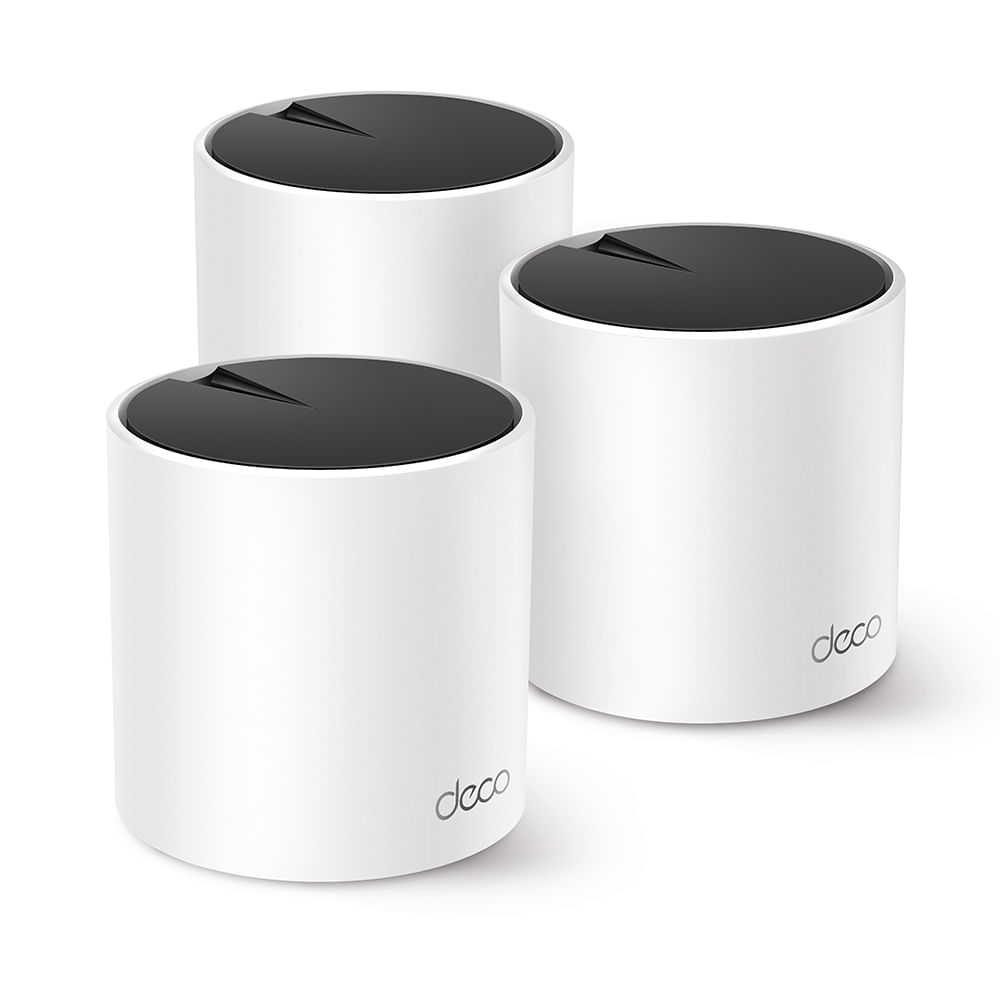 Imagen 1 del producto Sistema Mesh TP-Link Deco X55 AX3000 pack x3, Wi-Fi 6, doble banda