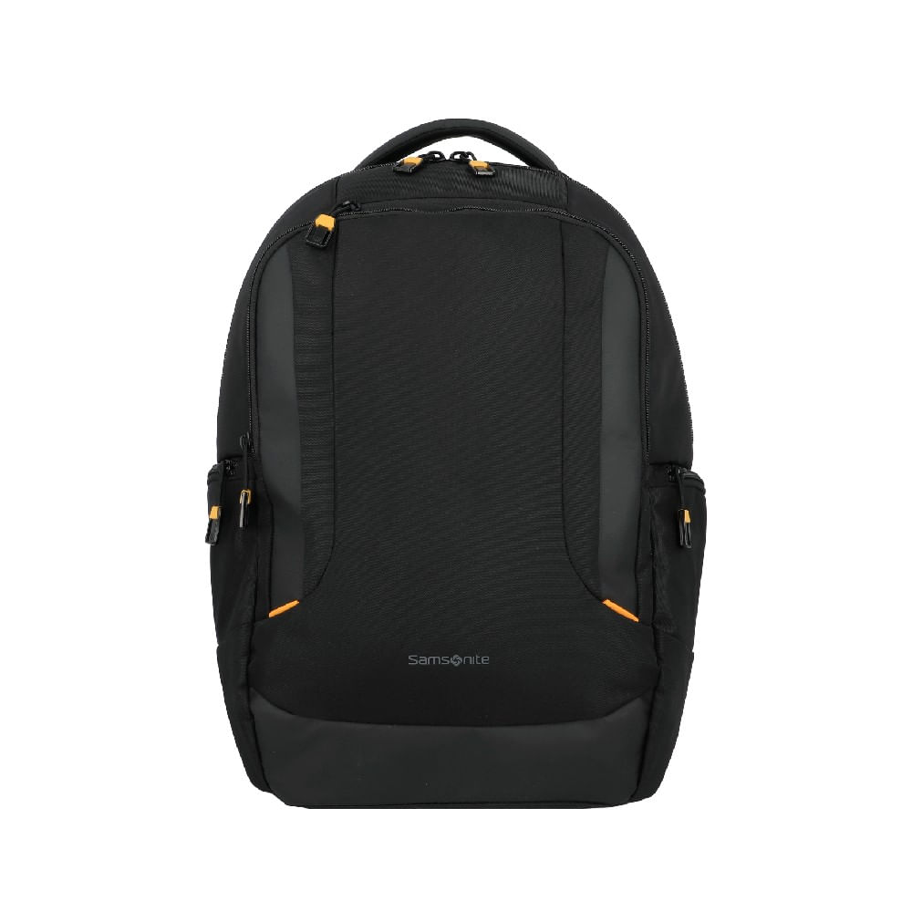 Mochila viajera Samsonite Locus, smart sleeve, compartimientos acolchados, negro