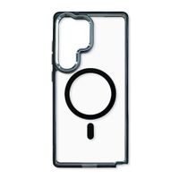 Case Coolbox GMobile para Samsung S25 Ultra Metal Glow con MagSafe, soporte integrado, antigolpes, negro