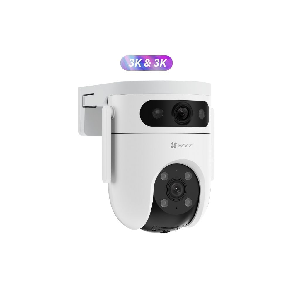 Imagen 2 del producto Cámara de seguridad Ezviz H9c Dual exterior 3K, Wi-Fi, blanco