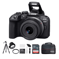 Cámara Mirrorless EOS R10 + Lente RF-S 18-45MM + Kit Ultimate