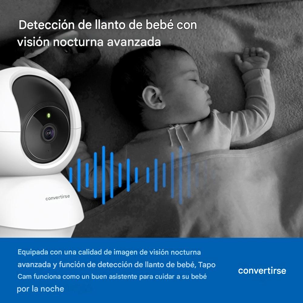 Imagen 2 del producto Kit 3 cámaras TP-Link Tapo C210, 3MP, Wi-Fi, 360°, blanco + micro SD 64GB