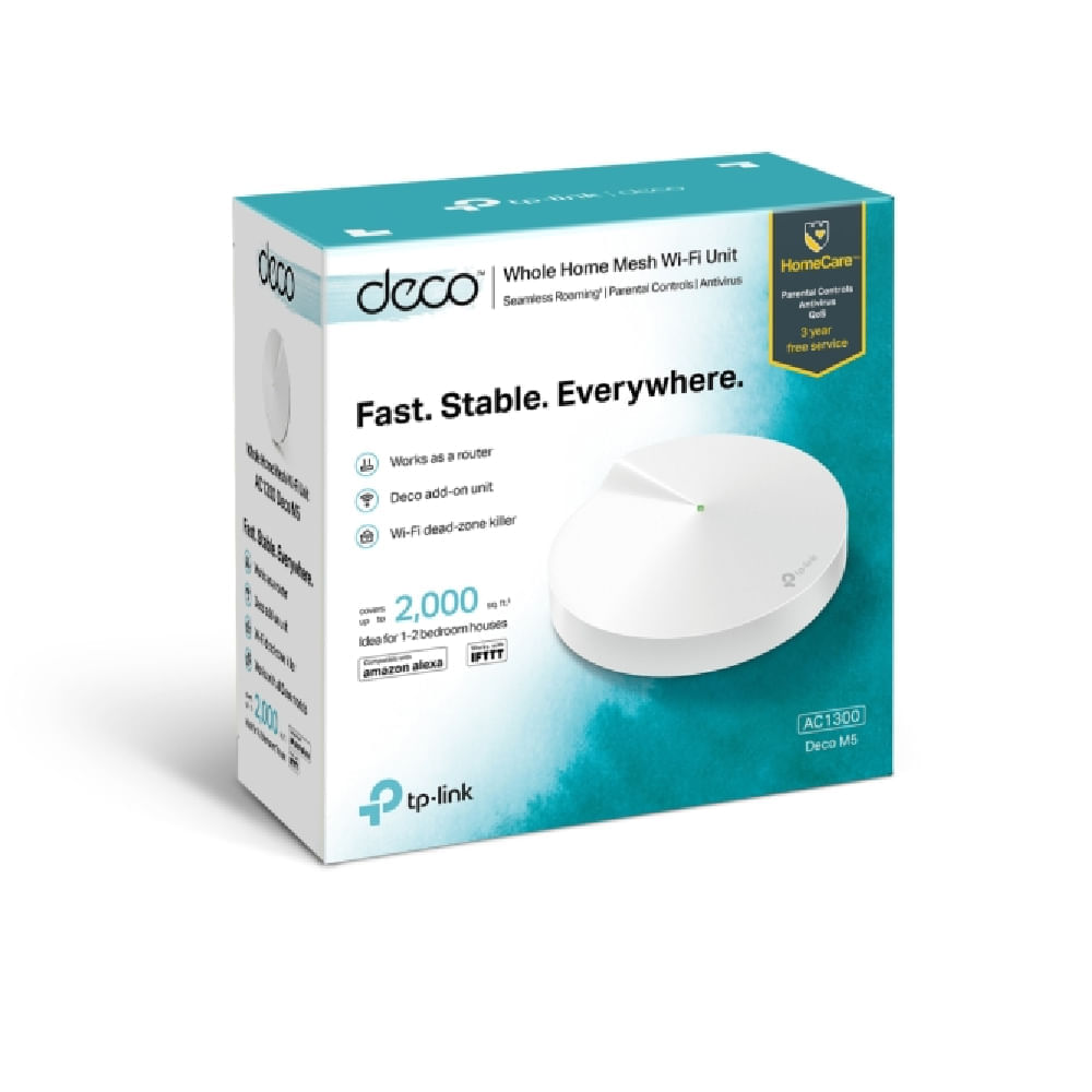 Imagen 2 del producto Sistema Mesh Wi-fi inteligente doble banda AC1300 Deco M5 1-Pack