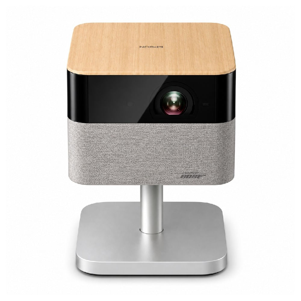 Proyector portátil Epson EF-72 4K Pro UHD, 1000 lúmenes, proyección hasta 150", conectividad HDMI y USB, Google TV, blanco