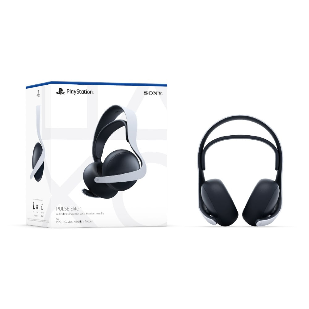 Imagen 2 del producto Audífonos gamer Sony Pulse Elite, micrófono retráctil, hasta 30 horas, compatibilidad PS5/PC, blanco