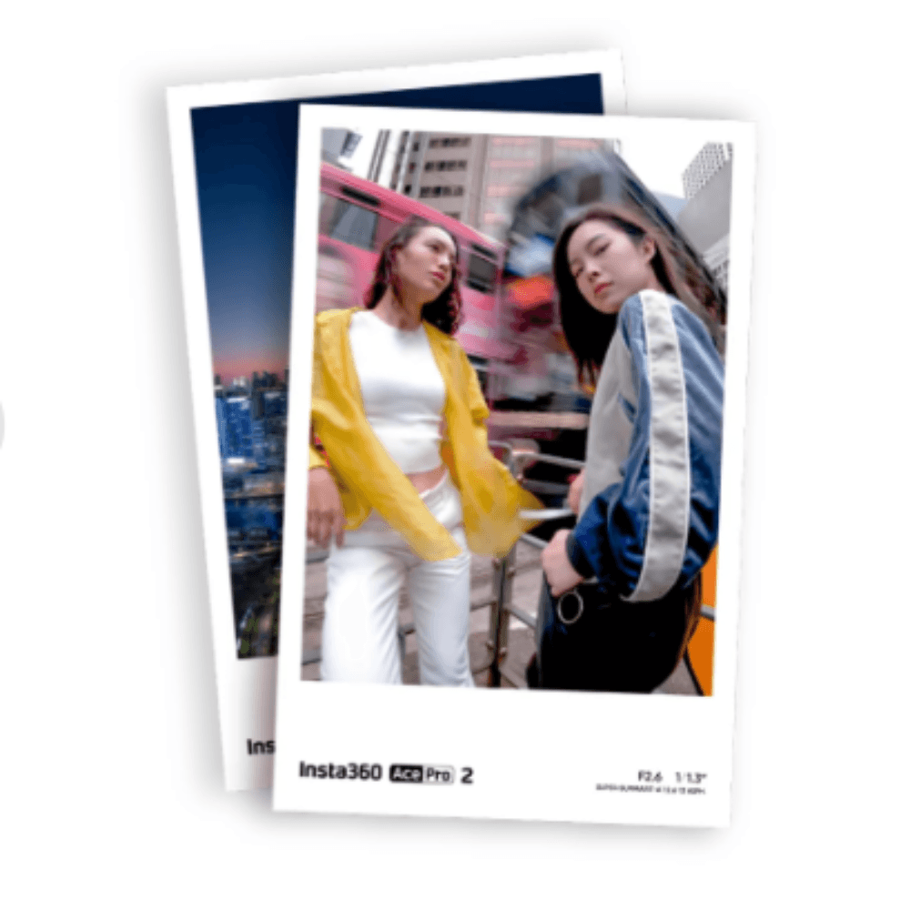Cartucho de papel fotográfico para Insta360 Ace Pro 2, blanco, 20 unidades