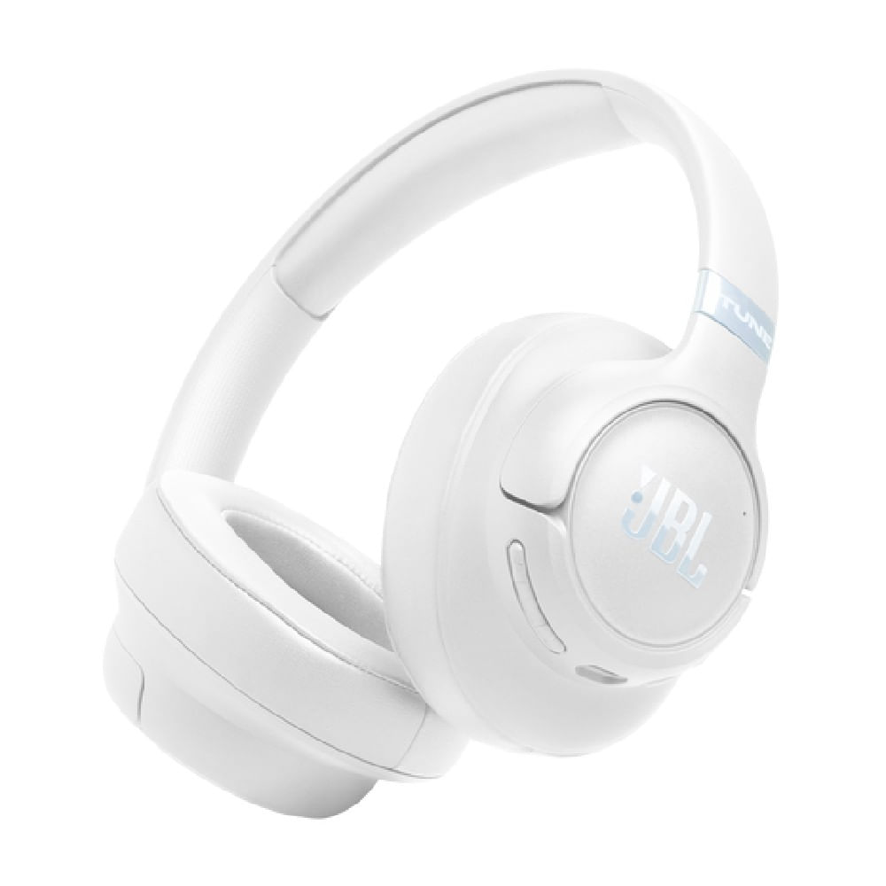 Imagen 2 del producto Audífonos bluetooth on ear JBL Tune 780NC, almohadillas acolchadas, hasta 76 horas, control de música y llamadas, blanco