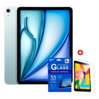 iPad Air 11"" 128GB, 12GB RAM, cámara principal 12MP y  frontal 12MP, chip M4, blue + mica de cerámica regalo