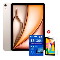 iPad Air 11"" 128GB, 12GB RAM, cámara principal 12MP y  frontal 12MP, chip M4, starlight + mica de cerámica regalo
