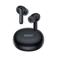 Audífonos con cancelación de ruido QCY T13 ANC 2, micrófono incorporado, máx. 30 horas, control de música y llamadas, negro