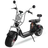 Moto eléctrica Futur Rebel 2000W, batería de litio, autonomía hasta 45km, negro