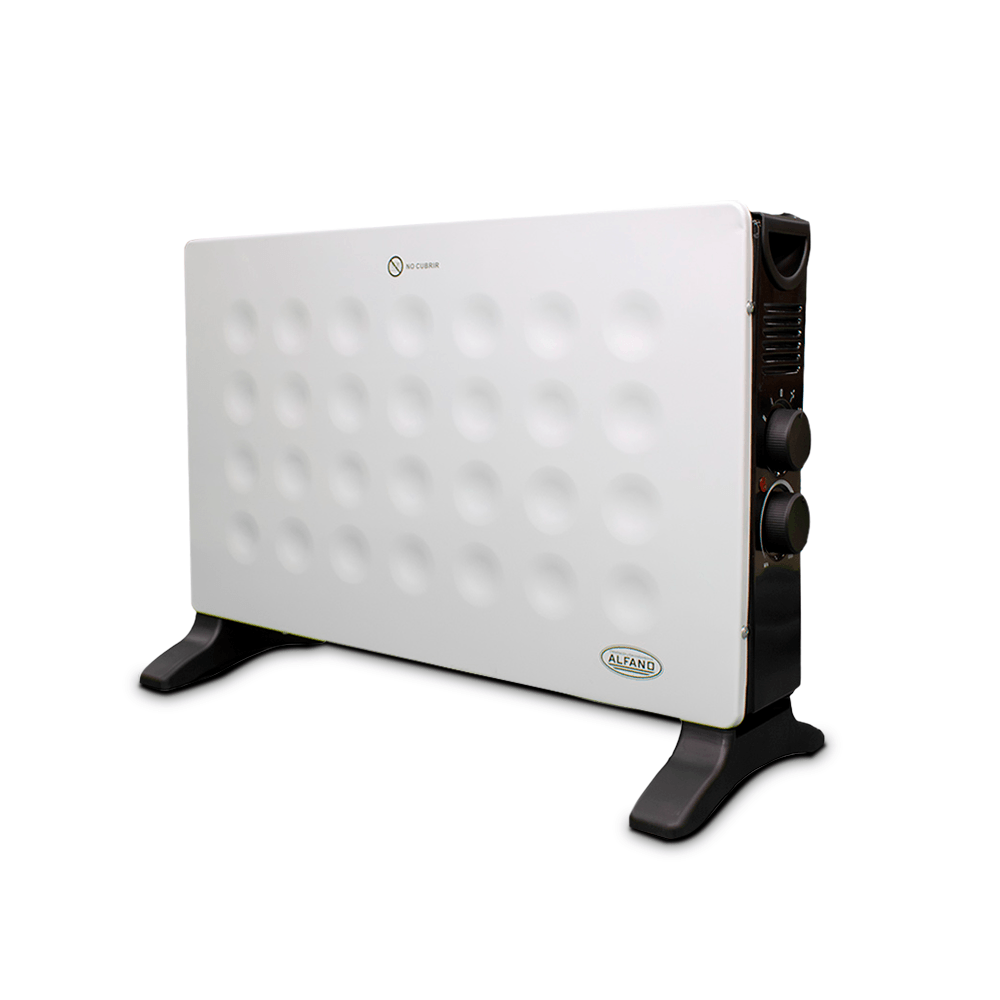 Imagen 2 del producto Estufa eléctrica termoconvector Alfano HCV-2004 Turbo, 2000W, 2 niveles de potencia, blanco