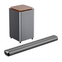 Barra de sonido Aiwa AWSBH23WW 2.1CH, 160W RMS, Bluetooth 5.3, negro