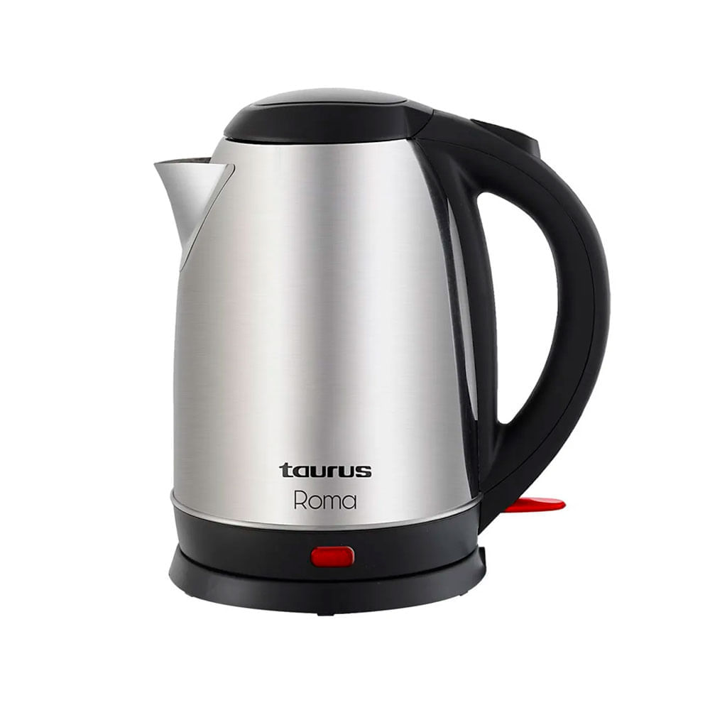 Imagen 1 del producto Hervidor eléctrico Taurus Roma, 1500W, capacidad 1.8 litros, acero inoxidable, apagado automático, inox