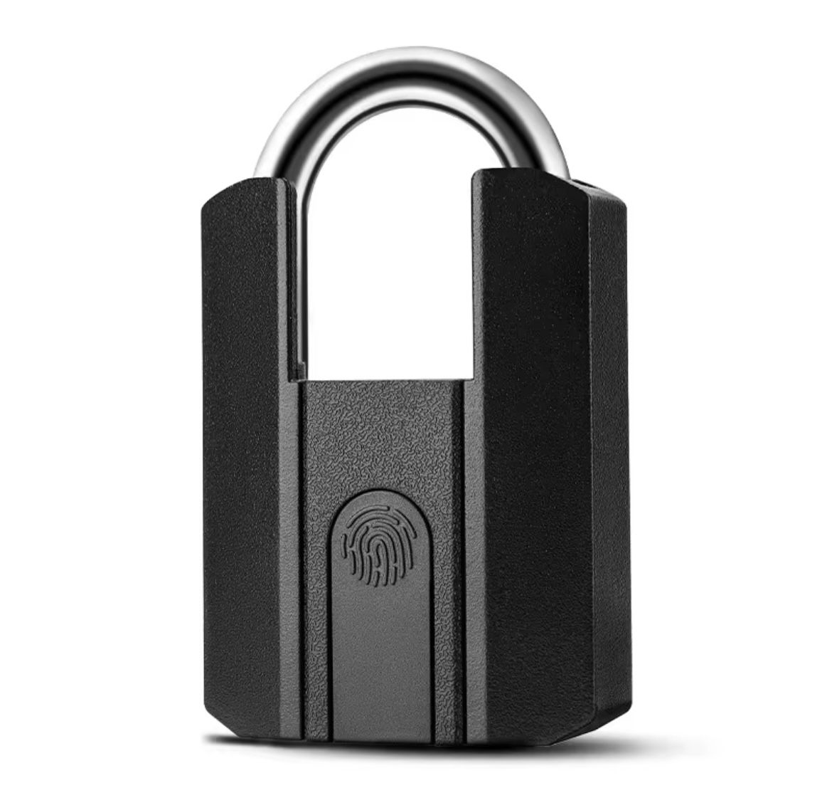 Imagen 2 del producto Candado inteligente Fuerteco Titan con lector de huella fingerlock, resistente al agua IP67, negro