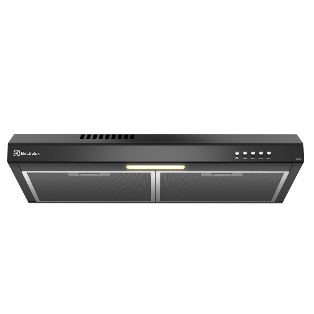 Imagen 1 del producto Campana extractora Electrolux DE6SB, 60 cm, 3 velocidades, iluminación LED, negro