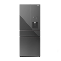 Refrigeradora Panasonic NR-DB69GVWD French Door, 537 litros, No Frost, Inverter Econavi, dispensador de agua y hielo, negro