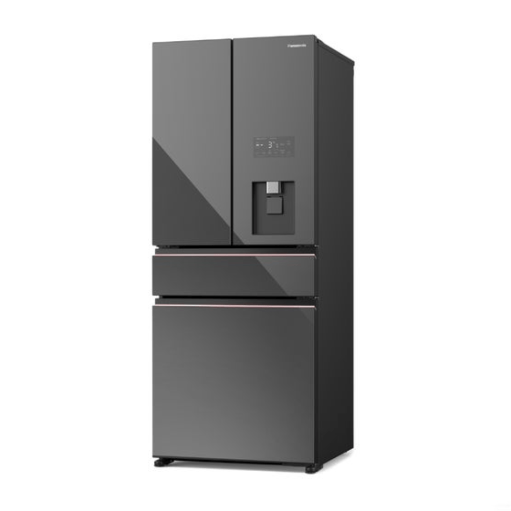 Imagen 2 del producto Refrigeradora Panasonic NR-DB69GVWD French Door, 537 litros, No Frost, Inverter Econavi, dispensador de agua y hielo, negro