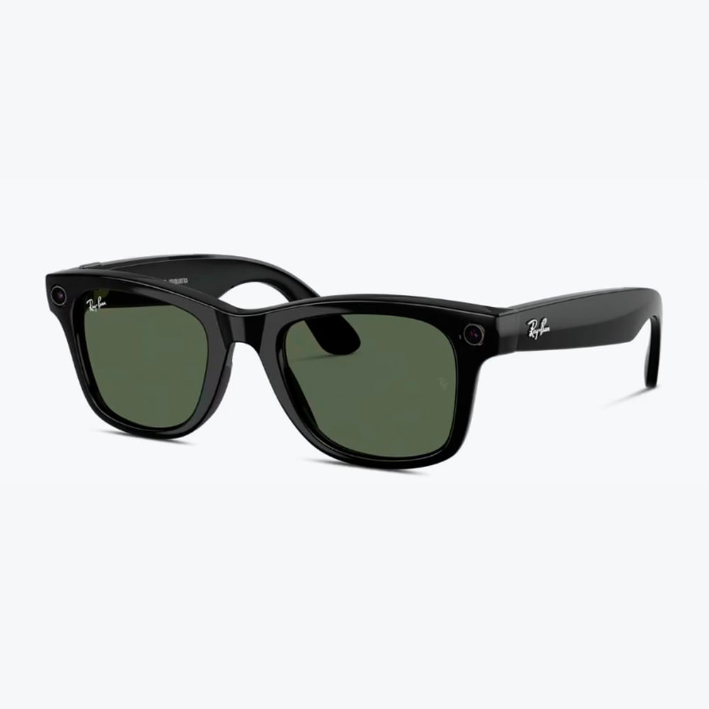 Imagen 2 del producto Lentes inteligentes Ray-Ban Meta Wayfarer 2ra gen polarizados, cámara 12MP, almacenamiento 32GB, batería 48 horas, negro