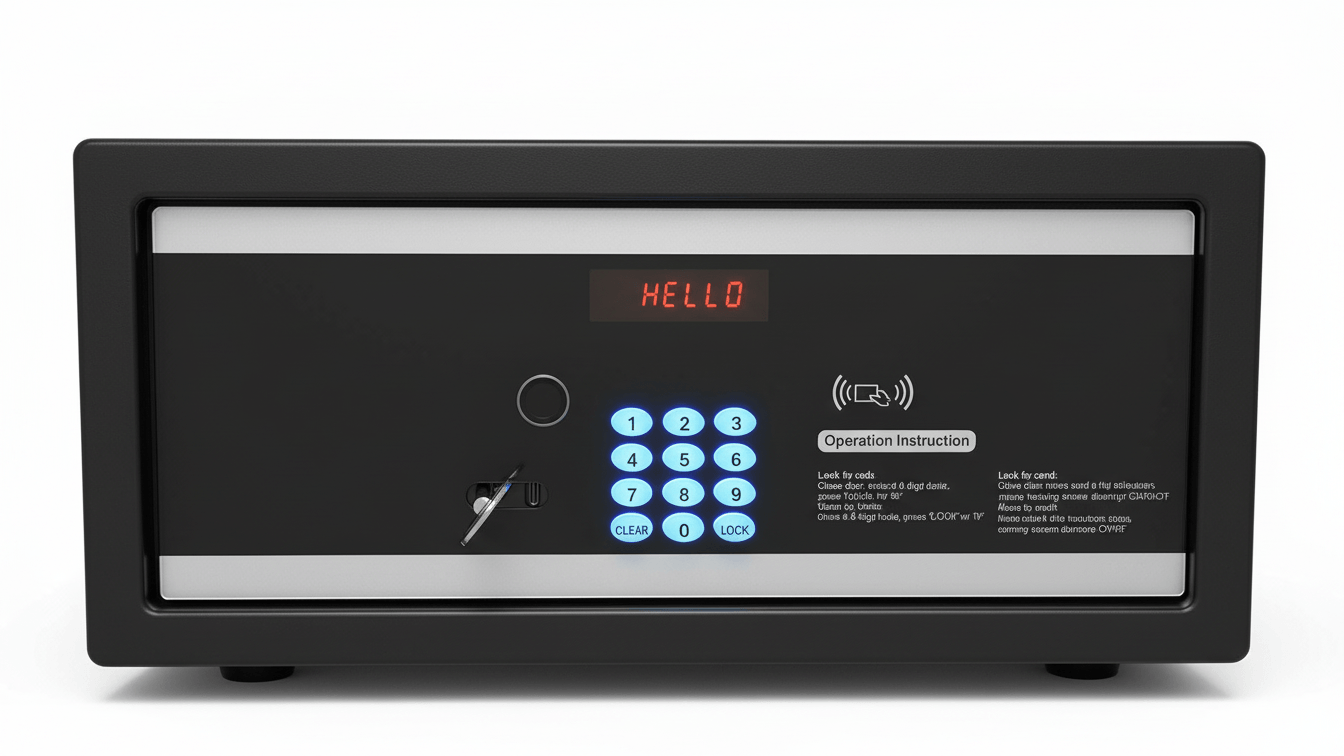 Imagen 2 del producto Caja fuerte Fuerteco Vulcan smart con huella digital, acero, negro mate