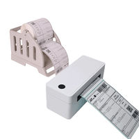 Impresora térmica Zywell ZY4310, 110 mm, conexión USB, bluetooth, etiquetas adhesivas, 150 mm por segundo, blanco