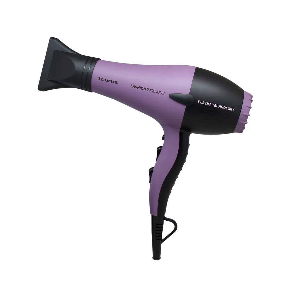 Imagen 2 del producto Secadora de cabello Taurus Fashion 2400 Ionic, 2200W, 2 velocidades, aire frío, morado