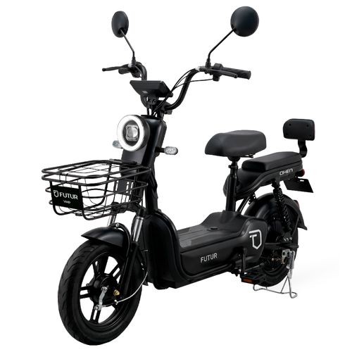 Bicimoto eléctrica Futur Oxen 14", autonomía 35km, vel. 25km/h, 350W, negro