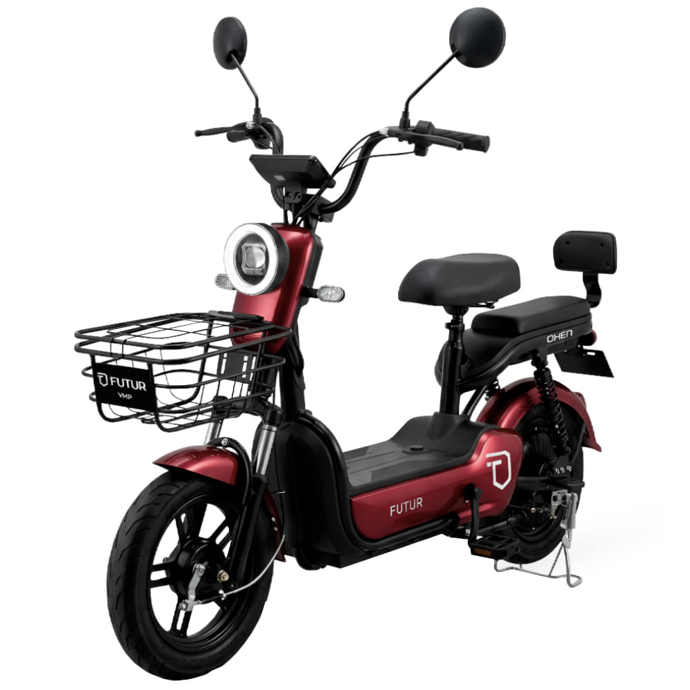 Imagen 1 del producto Bicimoto eléctrica Futur Oxen 14"", autonomía 35km, vel. 25km/h, 350W, rojo