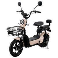 Bicimoto eléctrica Futur Oxen 14"", autonomía 35km, vel. 25km/h, 350W, greige