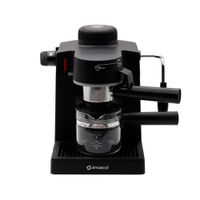 Cafetera espresso Imaco IECM5B, 5 bares, 670W, 4 tazas, capuccino, negro