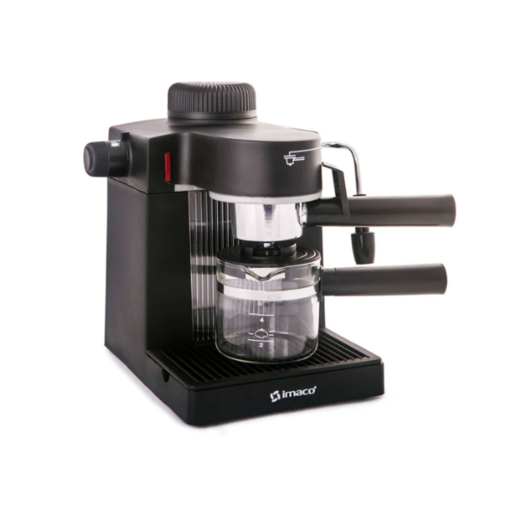 Imagen 2 del producto Cafetera espresso Imaco IECM5B, 5 bares, 670W, 4 tazas, capuccino, negro