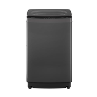 Lavadora Panasonic NA-F13JB1BRH, 13 kg, 8 programas, acero inoxidable, gris oscuro