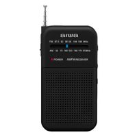 Radio portátil analógico Aiwa AWFML1 AM/FM compacto, negro