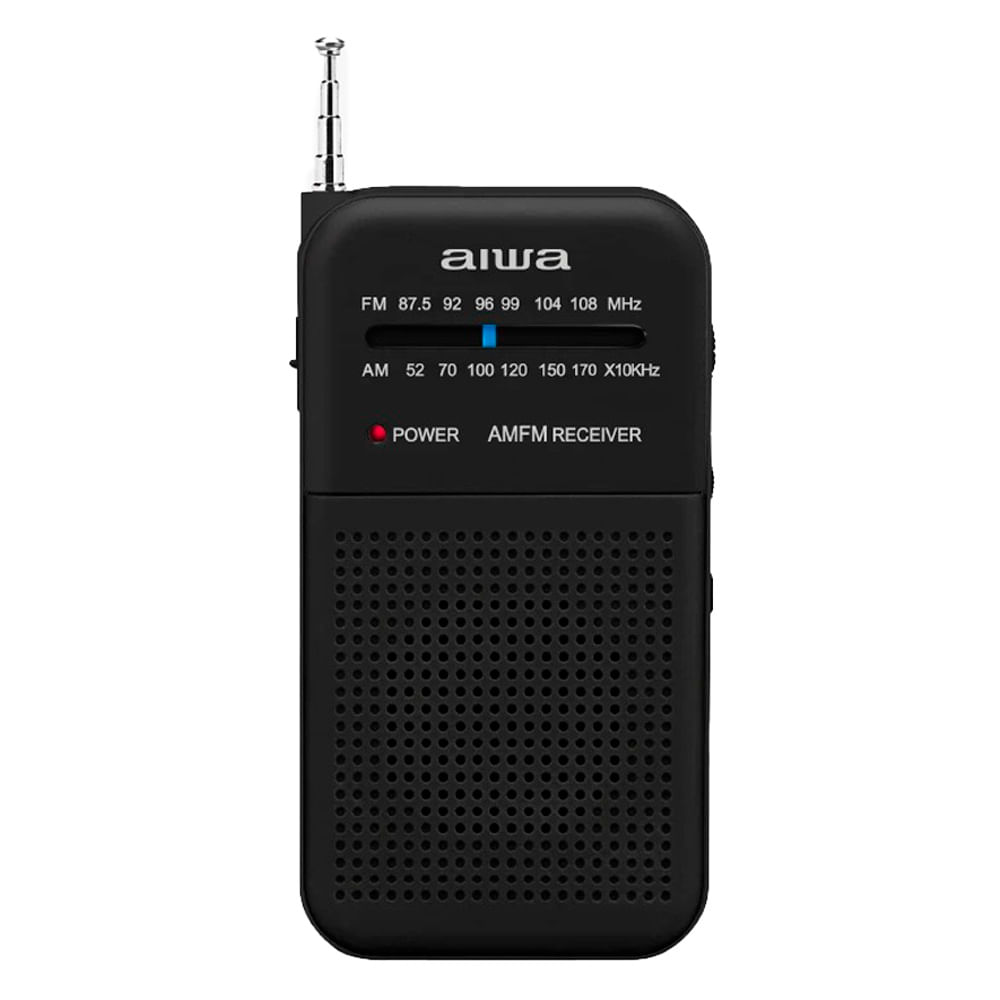 Imagen 1 del producto Radio portátil analógico Aiwa AWFML1 AM/FM compacto, negro