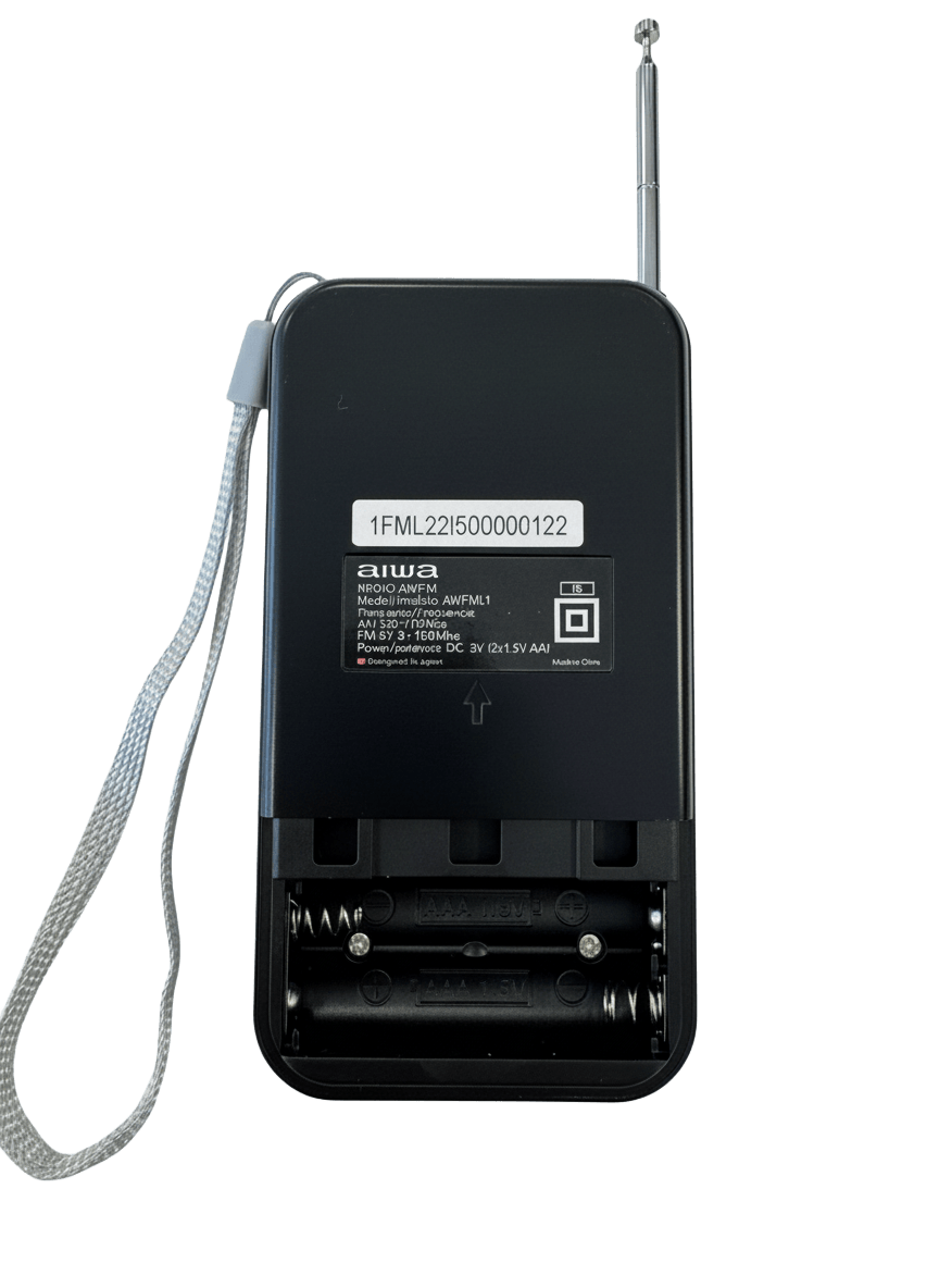 Imagen 2 del producto Radio portátil analógico Aiwa AWFML1 AM/FM compacto, negro