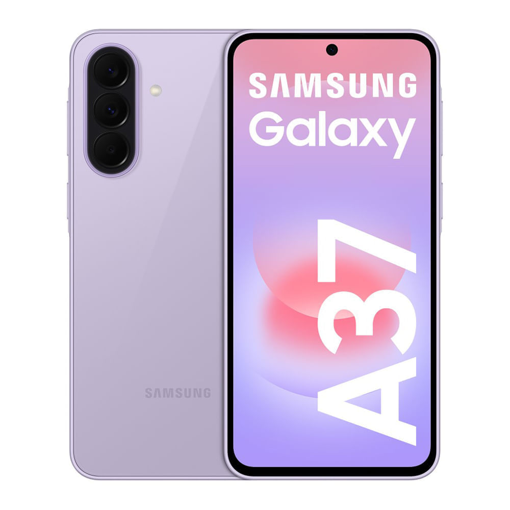 Imagen 2 del producto Celular Samsung Galaxy A37 5G 256GB, 8GB RAM, cámara trasera 50MP y frontal 12MP, 6.7'', violeta