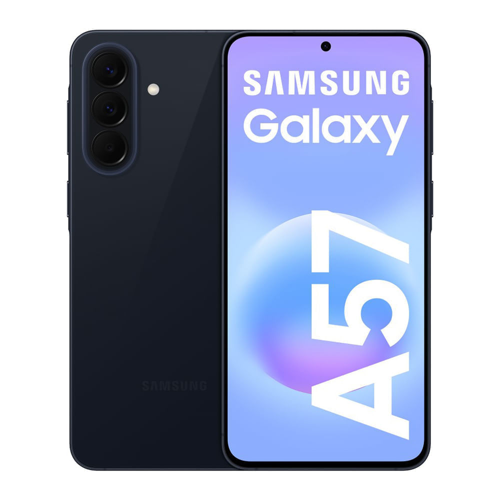 Imagen 2 del producto Celular Samsung Galaxy A57 5G 256GB, 8GB RAM, cámara trasera 50MP y frontal 12MP, 6.7'', azul oscuro