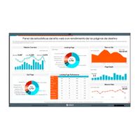 PREVENTA: Pantalla táctil interactiva Teros TE7511W 75"" 4K Panel D-LED IPS, UHD, Android 14, 60Hz, 8ms, cámara 48MP, puertos HDMI/DP + Rack móvil