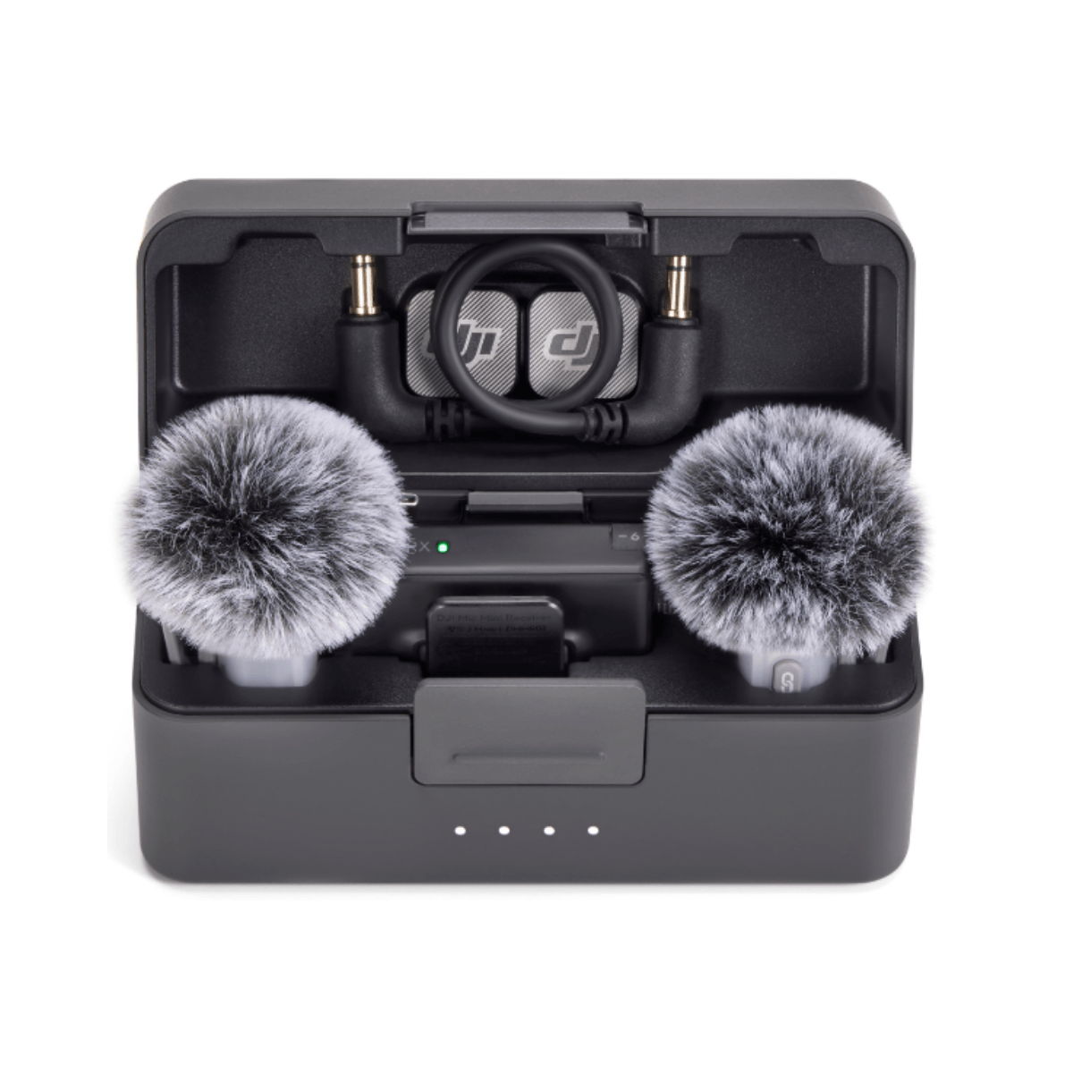 Imagen 1 del producto Micrófono inalámbrico DJI Mic Mini 2, 2 TX + 1 RX, estuche de carga, negro